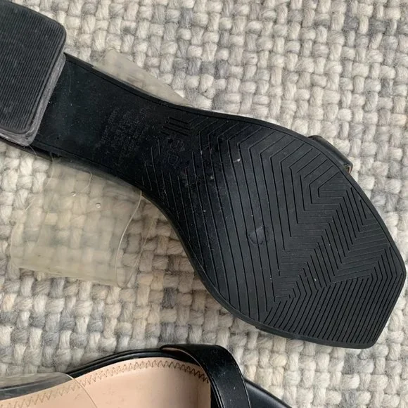 BP Naomi Acrylic Clear Heel & Strap Sandal - Picture 4 of 5